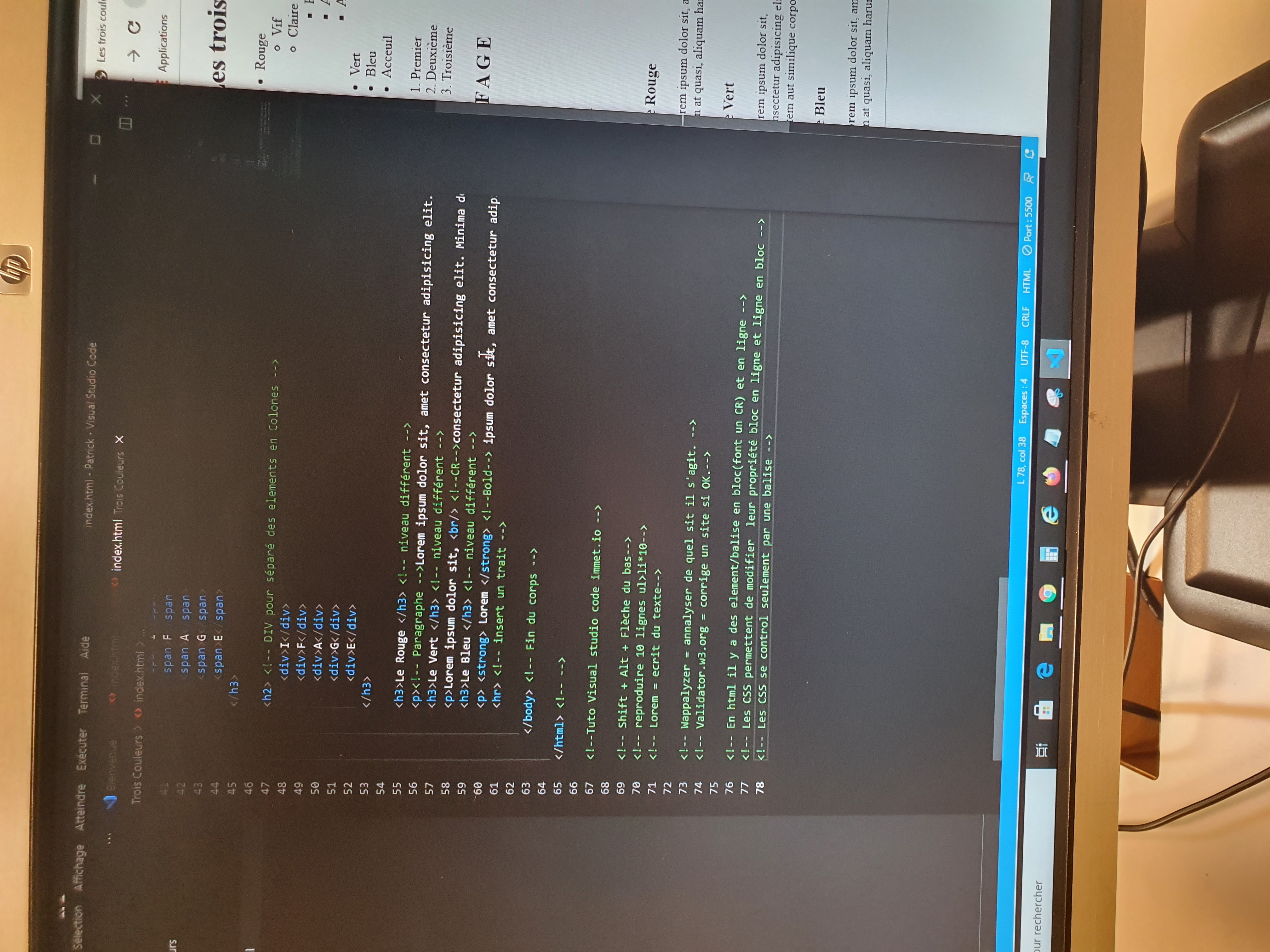 Cours Html/CSS/Java
